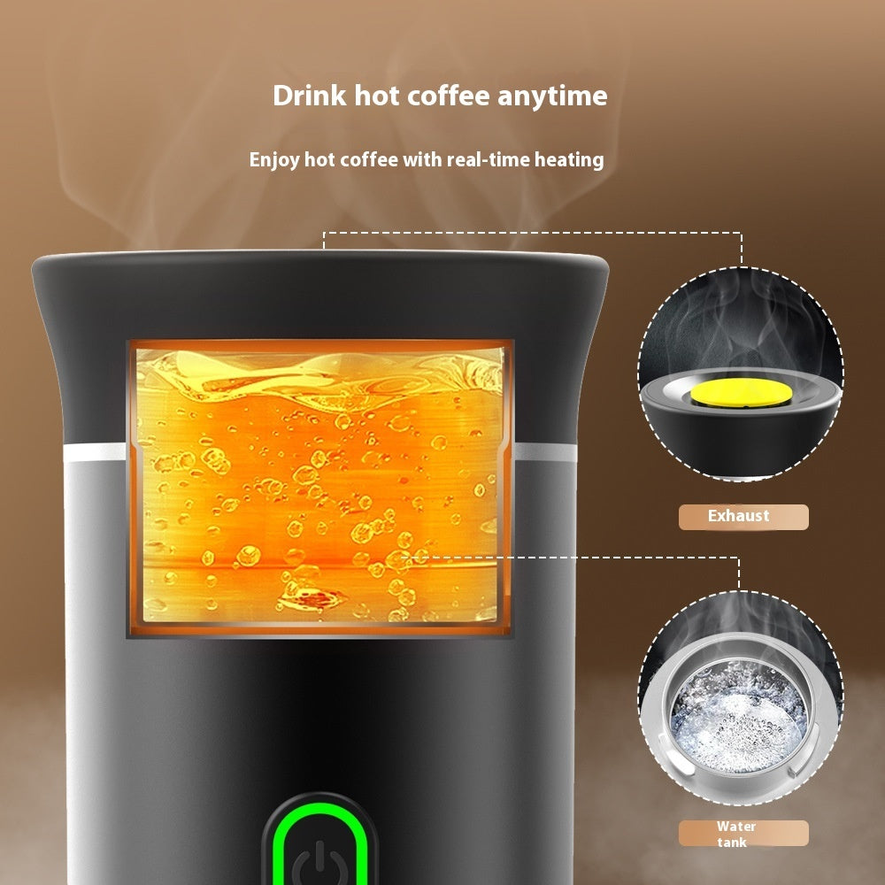 Portable Capsule Coffee Machine Electric Small Wireless Heating