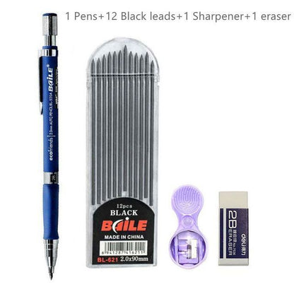 20mm Mechanical Pencil Set 2B Automatic With Color