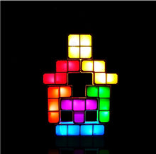 Children's DIY Intelligence Development Toy LED Light 7 Multi-color Blocks